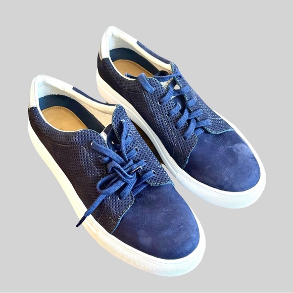 Peter Millar Navy Suede shoes - Picture 1 of 9